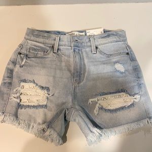 Juniors Mudd jean shorts, size 3, high-rise